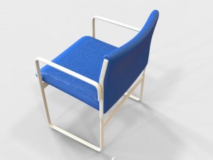 b armchair Model 3D