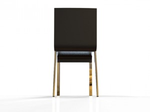 black chair 3D Modell