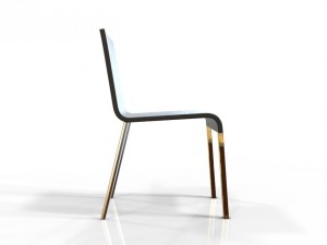 black chair 3D Modell