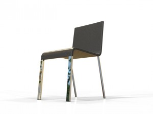 black chair 3D Modell