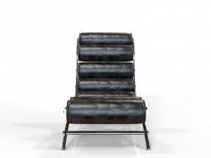long chair Modèle 3D