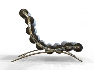 long chair Modèle 3D