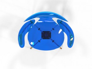 modern clear plastic arm chair 3D Модель