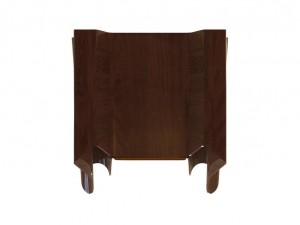 warp plastic wood arm chair Modèle 3D