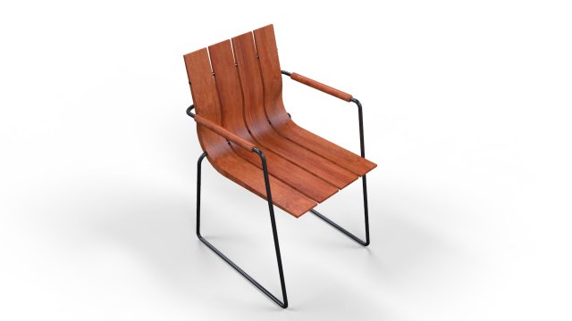 slice chair Modèle 3D .c4d .max .obj .3ds .fbx .stl .blend 