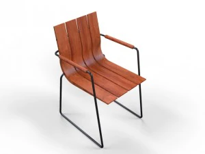 кусок стула 3D Модель