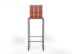 slice bar chair 3D Model