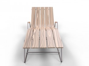 slice pool chair Modello 3D