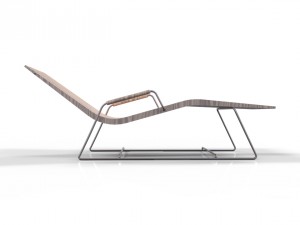slice pool chair Modello 3D