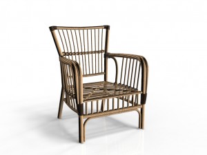 bamboo chair for outdoor 3D Model