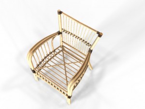 bamboo chair for outdoor Modelo 3D