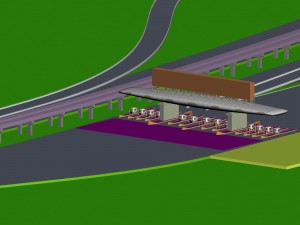 city road sketch 1 3D Model