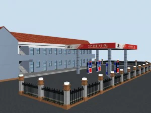 city road sketch 2 3D Model