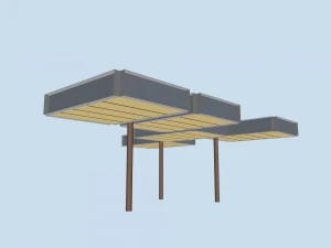 city road sketch 5 3D Model