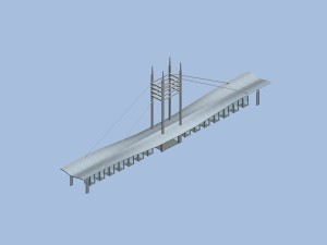 city road sketch 6 3D Model