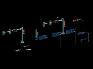 city road sketch 7 3D Model