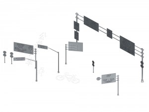 city road sketch 10 Modèle 3D