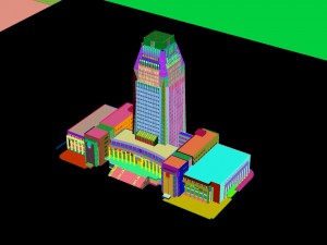 city - high-rise office 2 Modelo 3D