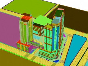 city - high-rise office 3 3D Model