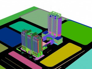 city - high-rise office 5 3D Model