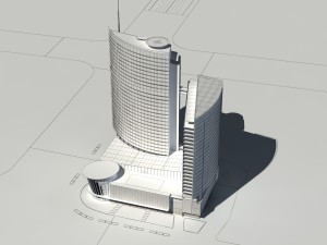 city - high-rise office 6 3D 模型