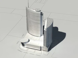 city - high-rise office 6 3D Model