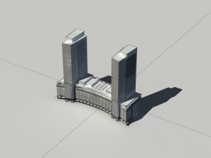 city - high-rise office 7 3D 모델
