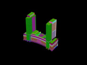 city - high-rise office 7 3D 모델
