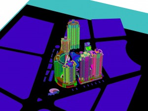 city - high-rise office 8 Modèle 3D