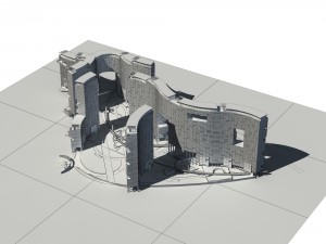 city - high-rise office 9 Modello 3D
