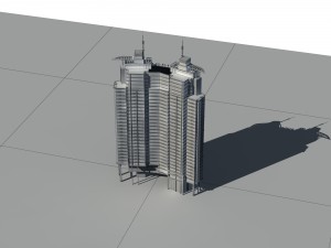city - high-rise office 11 3D 模型