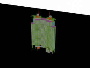city - high-rise office 11 3D Model