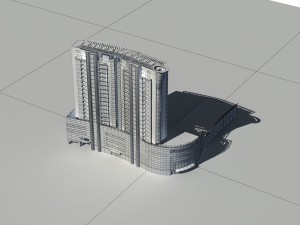 city - high-rise office 14 3D Model