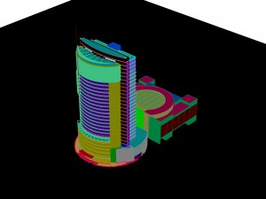 city - high-rise office 15 Modelo 3D