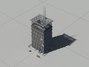 city - high-rise office 16 3D 모델