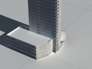 city - high-rise office 19 Model 3D