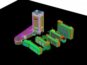 city - high-rise office 20 3D Model