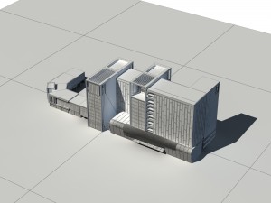city - high-rise office 21 3D Model