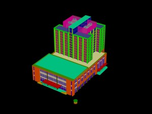 city - high-rise office 22 3D मॉडल