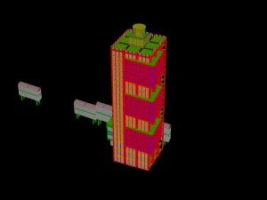 city - high-rise office 24 3D Model