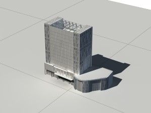 city - high-rise office 25 3D 모델