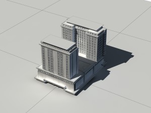city - high-rise office 27 3D 모델