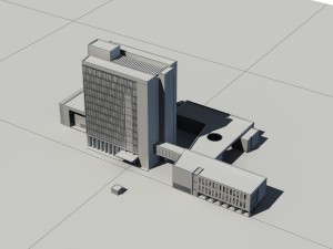 city - high-rise office 29 Modèle 3D