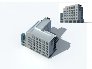 city - high-rise office 30 3D Model