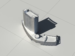 city - high-rise office 31 Modèle 3D