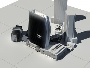 city - high-rise office 35 3D 모델