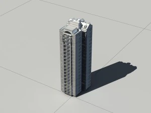 city - high-rise office 38 3D Model