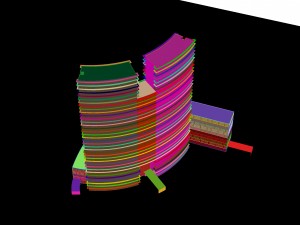 city - high-rise office 40 3D Модель