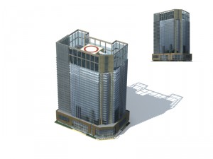 city - high-rise office 41 3D Model