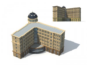 city - high-rise office 42 Modèle 3D